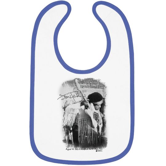 Jimi Hendrix Woodstock Baby Bib