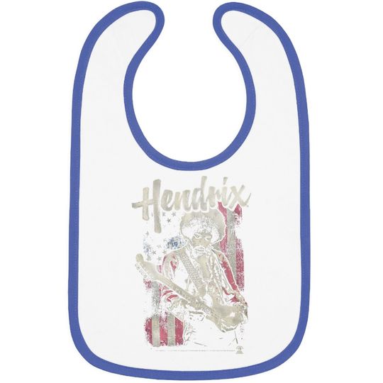 Jimi Hendrix - Flag Hendrix Baby Bib
