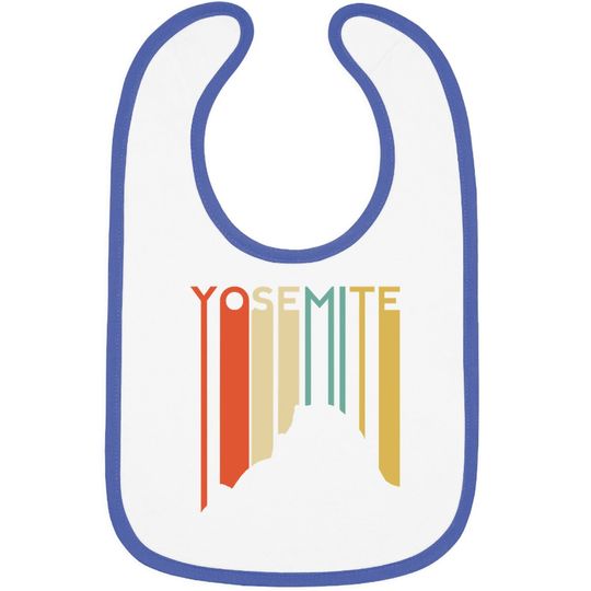 Yosemite National Park Vintage California Baby Bib