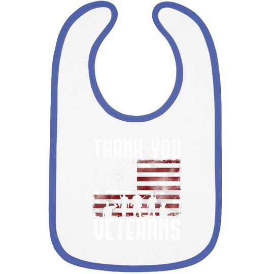 Thank You Veterans Baby Bib