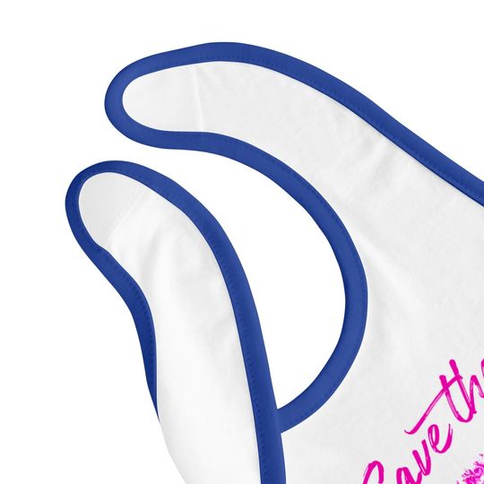 Breast Cancer Halloween Gift - Save The Boo Bees Baby Bib