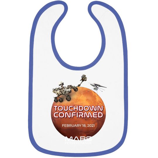 Mars Perseverance Rover Nasa Mars Landing Baby Bib