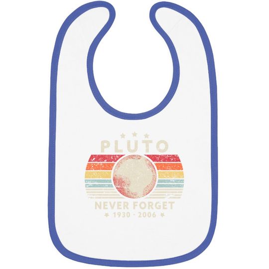 Discover Retro Style Space Never Baby Bib