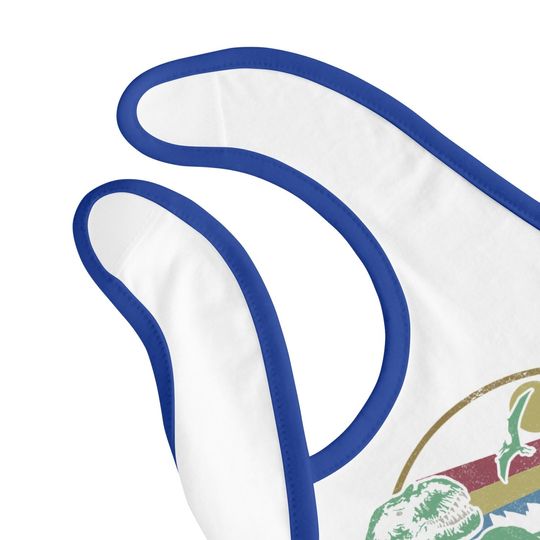 Retro Jurassic Park Darken  baby Bib