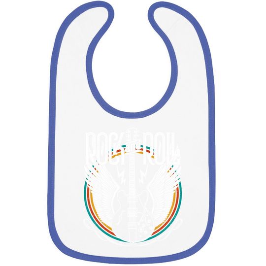 Rock & Roll Music Baby Bib