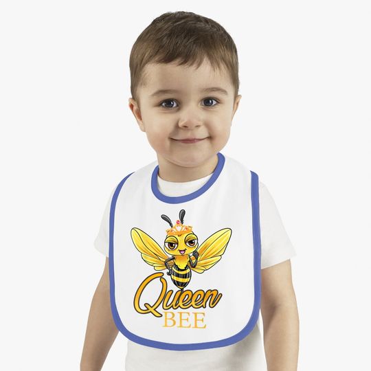 Queen Bee Crown Cute Honey Bee Hive Gift Beekeeping Bib