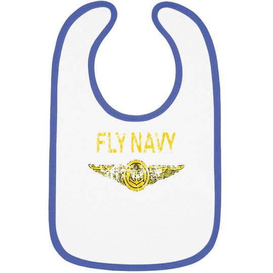 U.s Navy Original Fly Navy Baby Bib