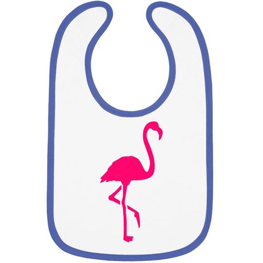 Pink Flamingo Baby Bib