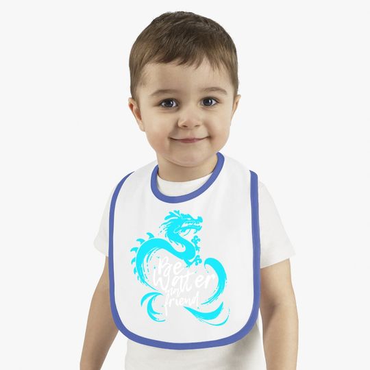 Bruce Lee Quote Kung Fu Fighter Baby Bib