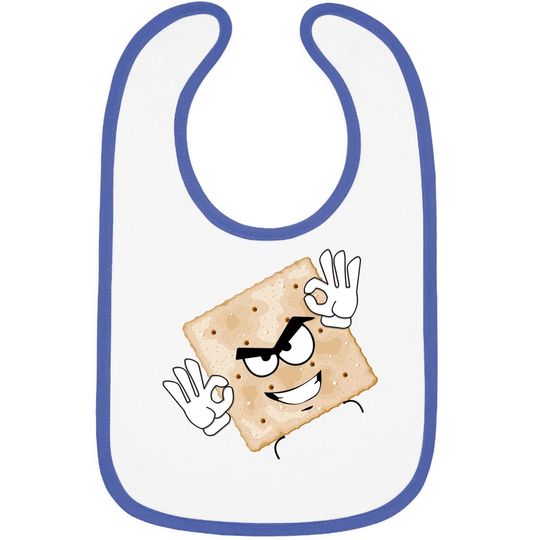 Salty Cracker Baby Bib