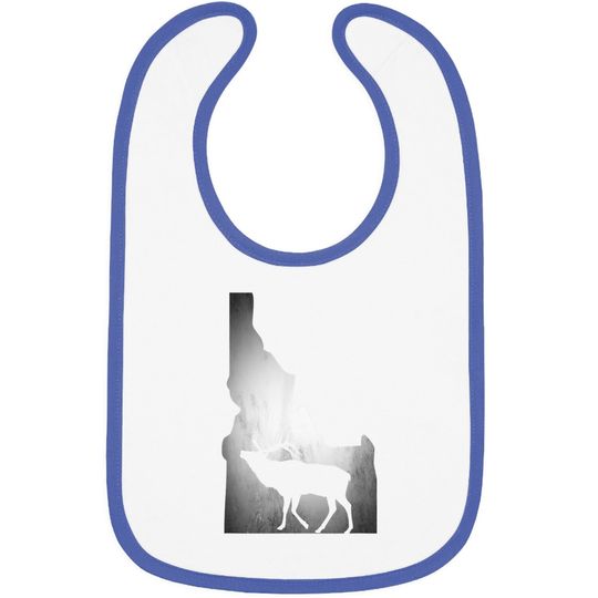 Idaho Elk Hunting Baby Bib