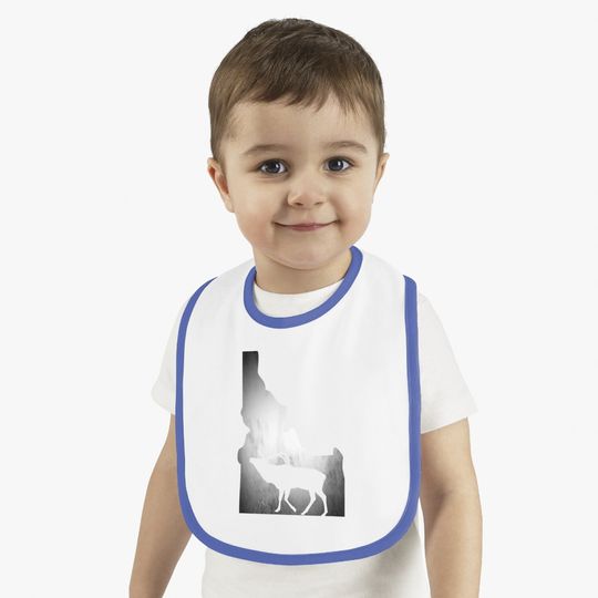 Idaho Elk Hunting Baby Bib