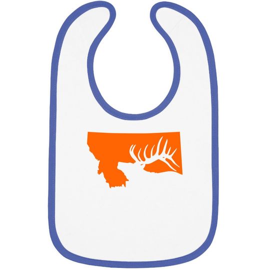 Montana Elk Hunting Baby Bib