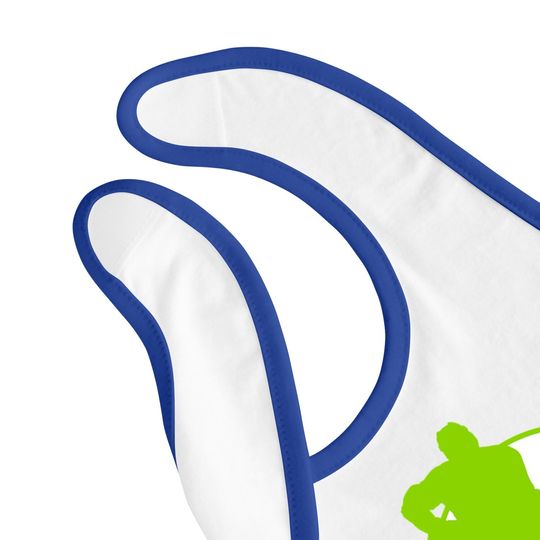 Street Hockey Player Baby Bib