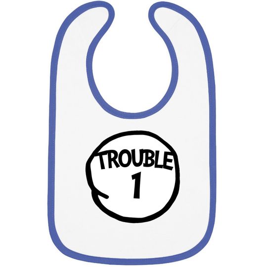 Trouble 1 One Matching Group Trouble 1 Baby Bib