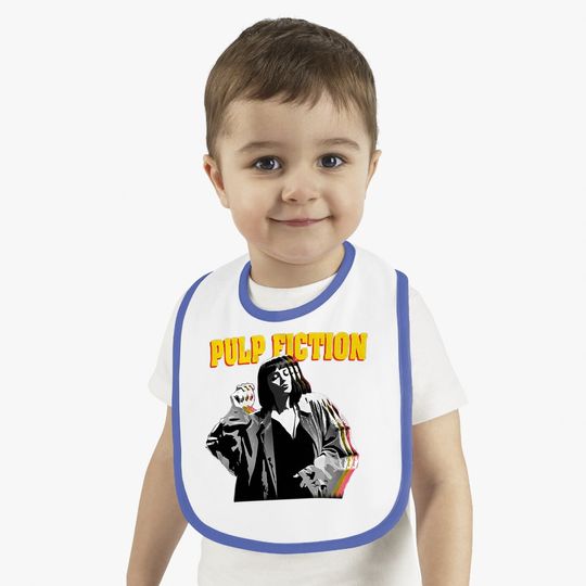Nirvan Pulp Fiction Mia Wallace  baby Bib