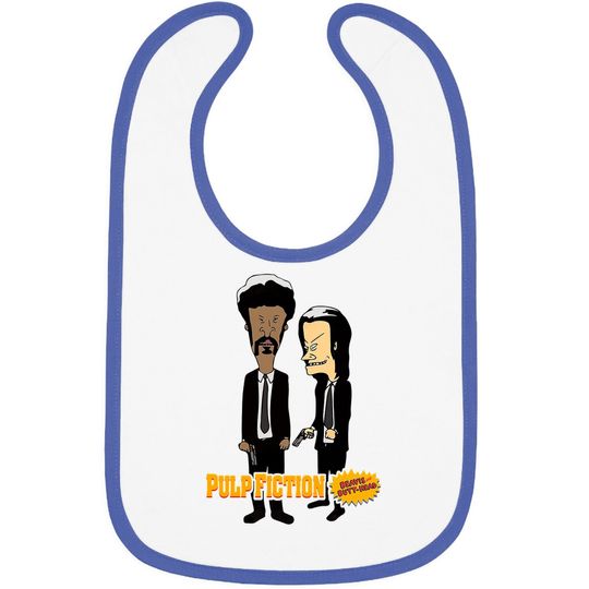 Pulp Fiction Beavis And Butthead Baby Bib