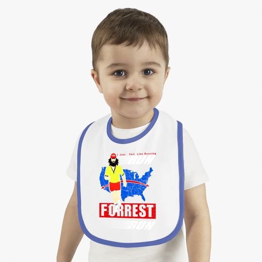 Forrest Gump Run Forrest Run Tom Hanks Baby Bib