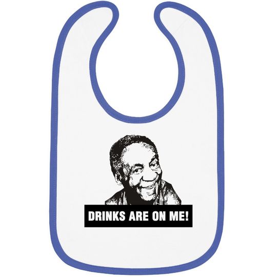 Bill Cosby Short Sleeve Baby Bib For Man Black