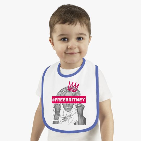 Freebritney Jersey Cotton Baby Bib