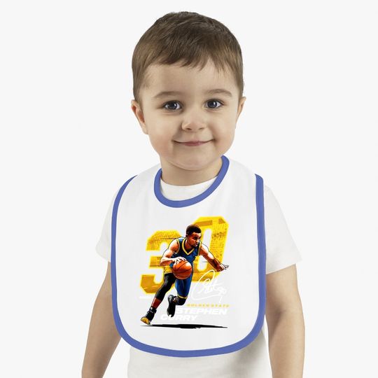 500 Level Steph Curry Golden State Basketball Baby Bib