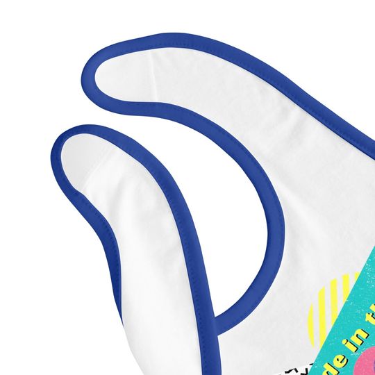 Made In The 90's Retro Vintage 1990's Birthday Baby Bib