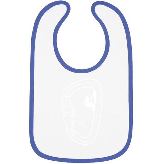 Rock Climbing Baby Bib Carabiner Mountain Bib Climber Baby Bib