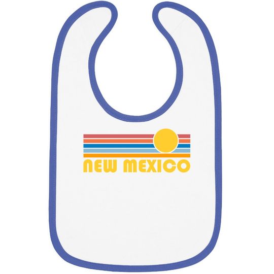 New Mexico Retro Sunset Baby Bib
