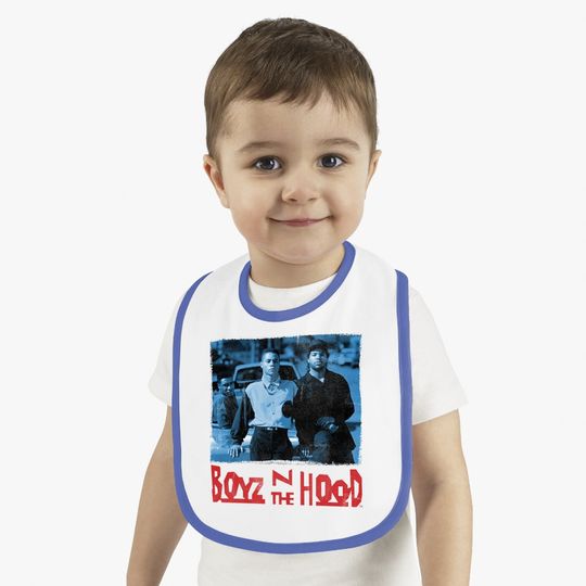 Boyz N The Hood Red And Blue Baby Bib