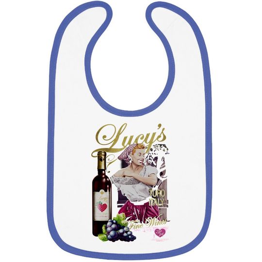 I Love Lucy 50's Tv Series Bitter Grapes Adult Baby Bib