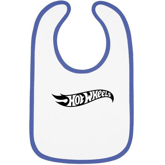 Hot Wheels Logo Baby Bib