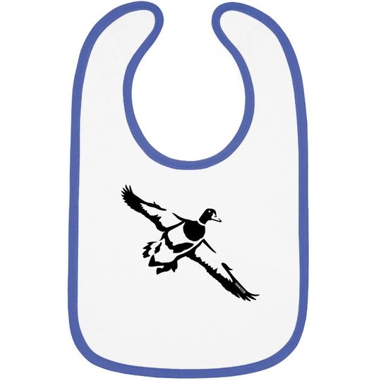 Single Drake Duck Hunting Committed Waterfowl Baby Bib
