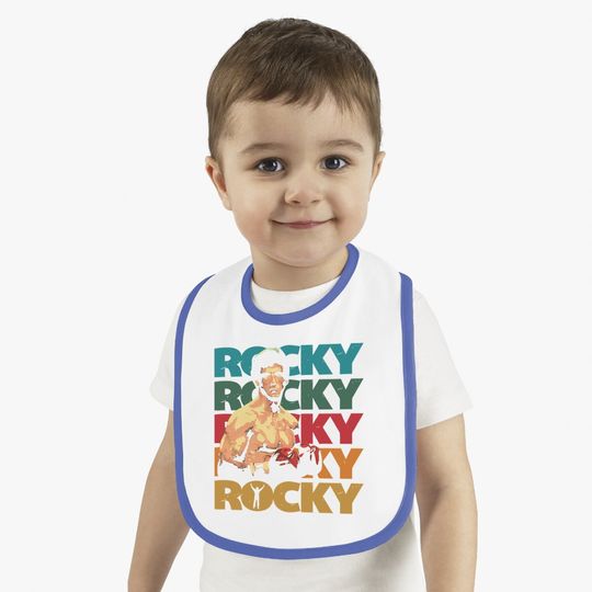 Rocky 70's Colors Baby Bib