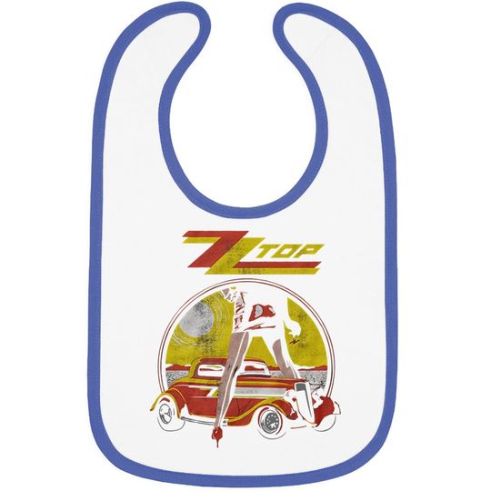 Zz Top Legs Fitted Jersey Baby Bib