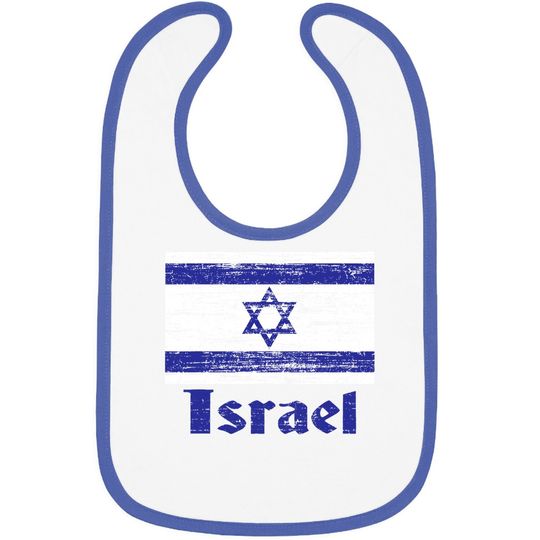 Flag Of Israel Baby Bib