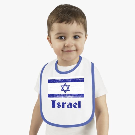 Flag Of Israel Baby Bib