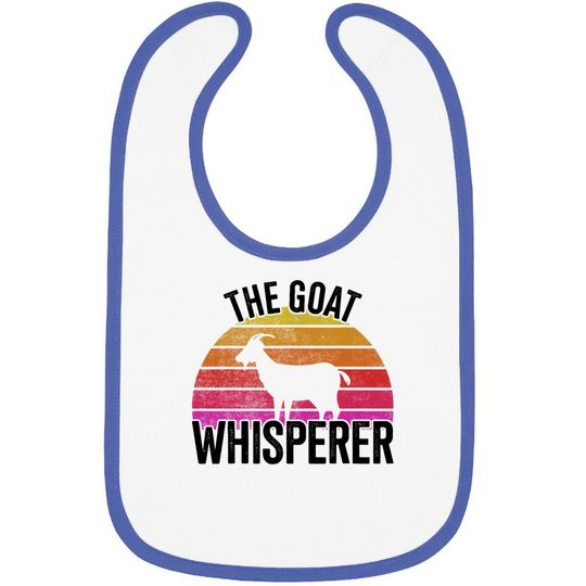 The Goat Whisperer Gift People Baby Bib
