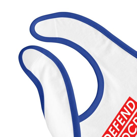 Defend Democracy Freedom Love Baby Bib