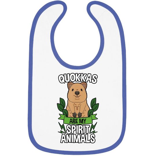 Quokka Spirit Animal Australian Kangaroo Baby Bib