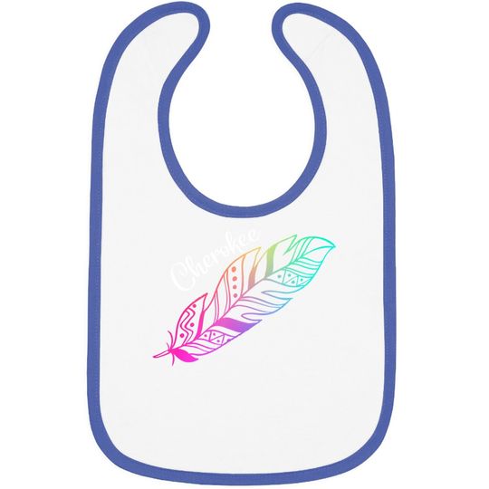 Feather Bib Native American Cherokee Tribe Baby Bib