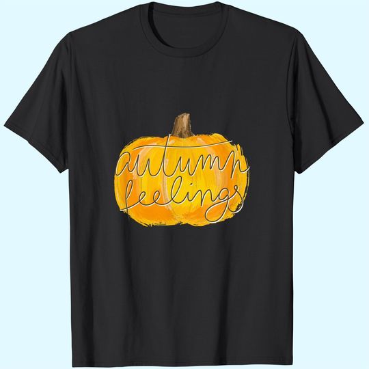 Discover Autumn Fellings Pumbkin T Shirt