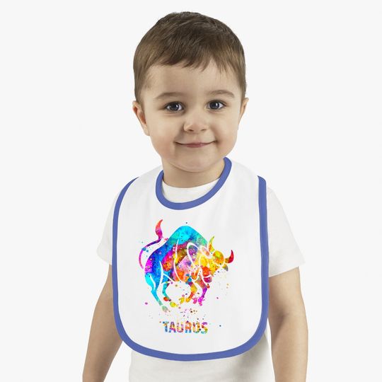 Taurus Zodiac Sign Baby Bib