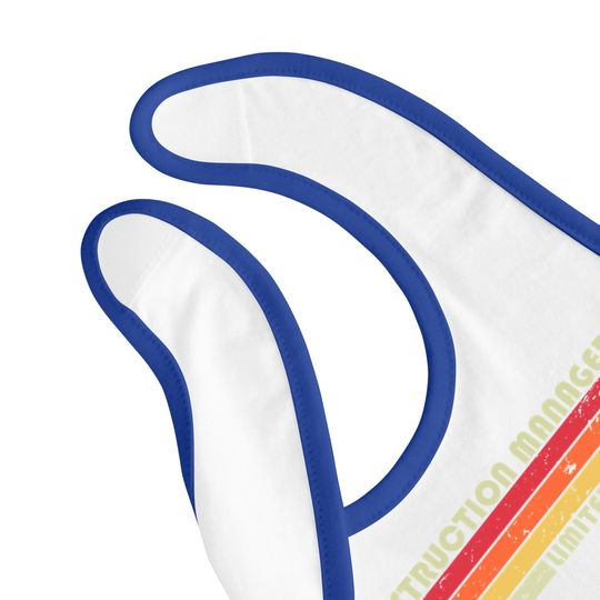 Construction Manager Baby Bib