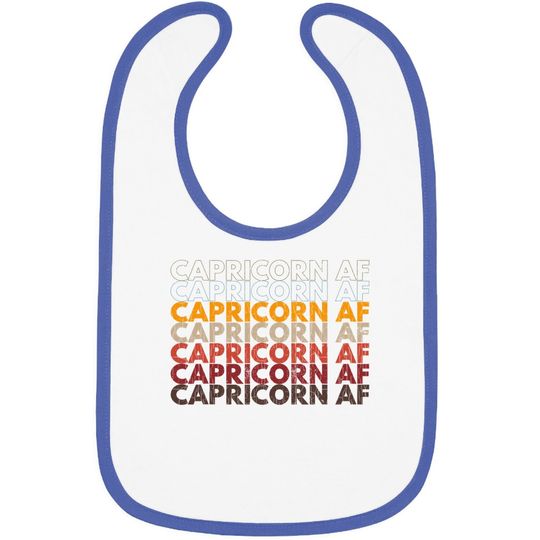 Capricorn Af Apparel Zodiac Baby Bib
