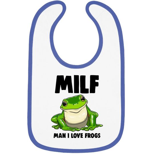 I Love Frogs Bib Frog Love Baby Bib
