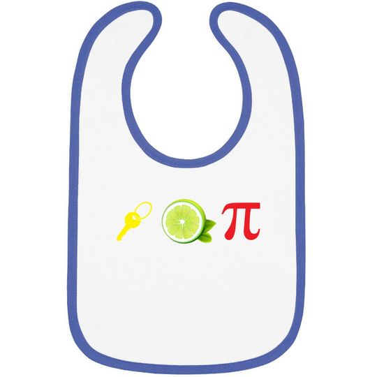 Key Lime Pi Funny Pi Day 2021 Math Nerd Geek Engineer Baby Bib