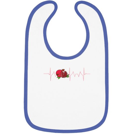 Pomegranate Heartbeatt Baby Bib