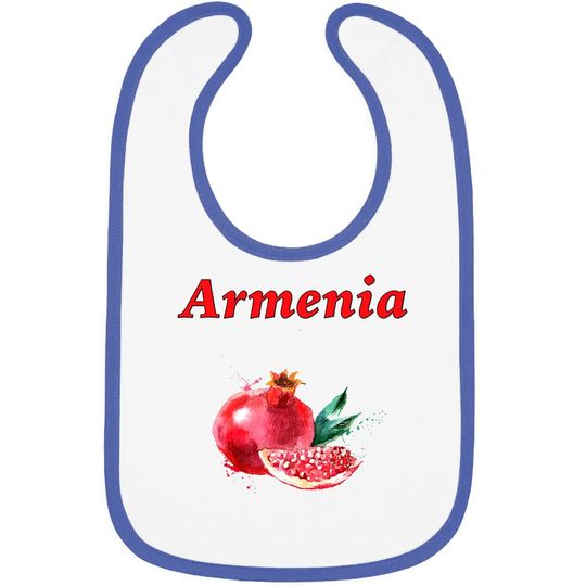 Free Defend Support Armenia National Fruit Pomegranate Baby Bib