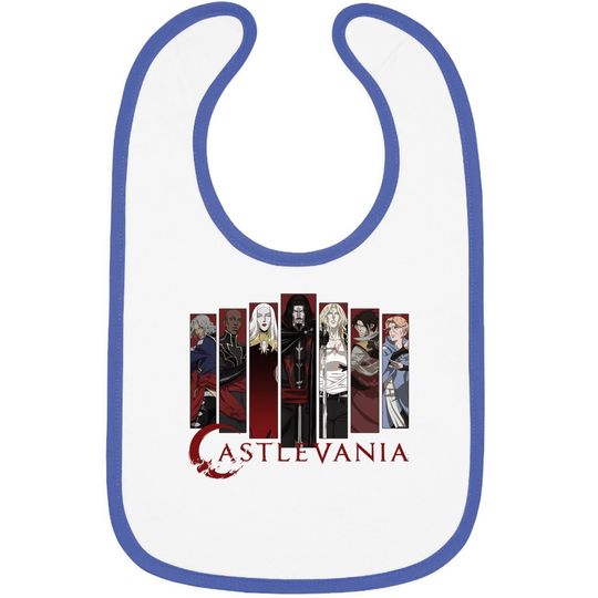 Castlevania Character Panels Baby Bib