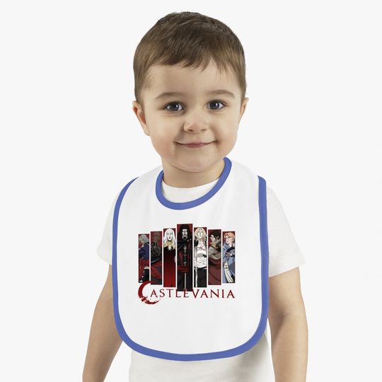 Castlevania Character Panels Baby Bib